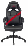 Кресло игровое Zombie DRIVER черный/красный эко.кожа