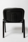 Кресло для посетителей ИЗО  (C720) Черное (эко-кожа)