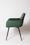 Кресло ОКС 555 зеленый вельвет