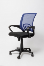 Кресло офисное OC 9030 черно\синее