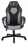 Кресло игровое Zombie GAME 17 черный/серый текстиль/эко.кожа