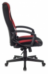 Кресло игровое Zombie 9 черный/красный текстиль/эко.кожа